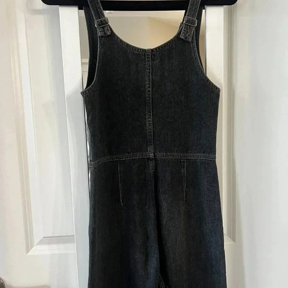 894 Jean Atelier Star Denim Jumpsuit In Night Size 2 Color Black Grey - Picture 8 of 10